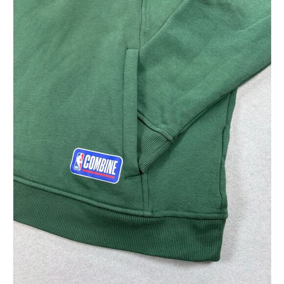 NWT Men's XL Threadborne Under Armour Milwaukee Bucks green logo hoodie - Picture 7 of 9